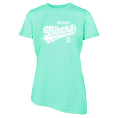 Detroit Tigers Levelwear Women's Birch Sweep T-Shirt - Mint T-shirts