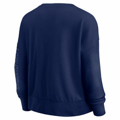 Memphis Grizzlies Women's Oversized Game Day Pullover Sweatshirt Navy