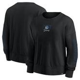 Golden State Warriors Women's Oversized Game Day Pullover Sweatshirt Black