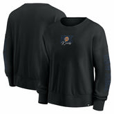 New York Knicks Women's Oversized Game Day Pullover Sweatshirt Black