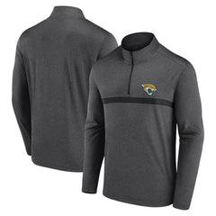 Jacksonville Jaguars Head-to-Head Quarter-Zip Pullover Charcoal