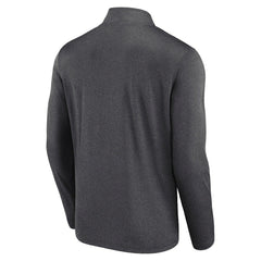 Las Vegas Raiders Head-to-Head Quarter-Zip Pullover Charcoal