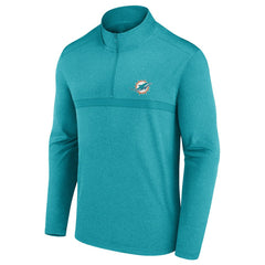Miami Dolphins Head-to-Head Quarter-Zip Pullover Aqua
