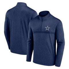 Dallas Cowboys Head-to-Head Quarter-Zip Pullover Navy
