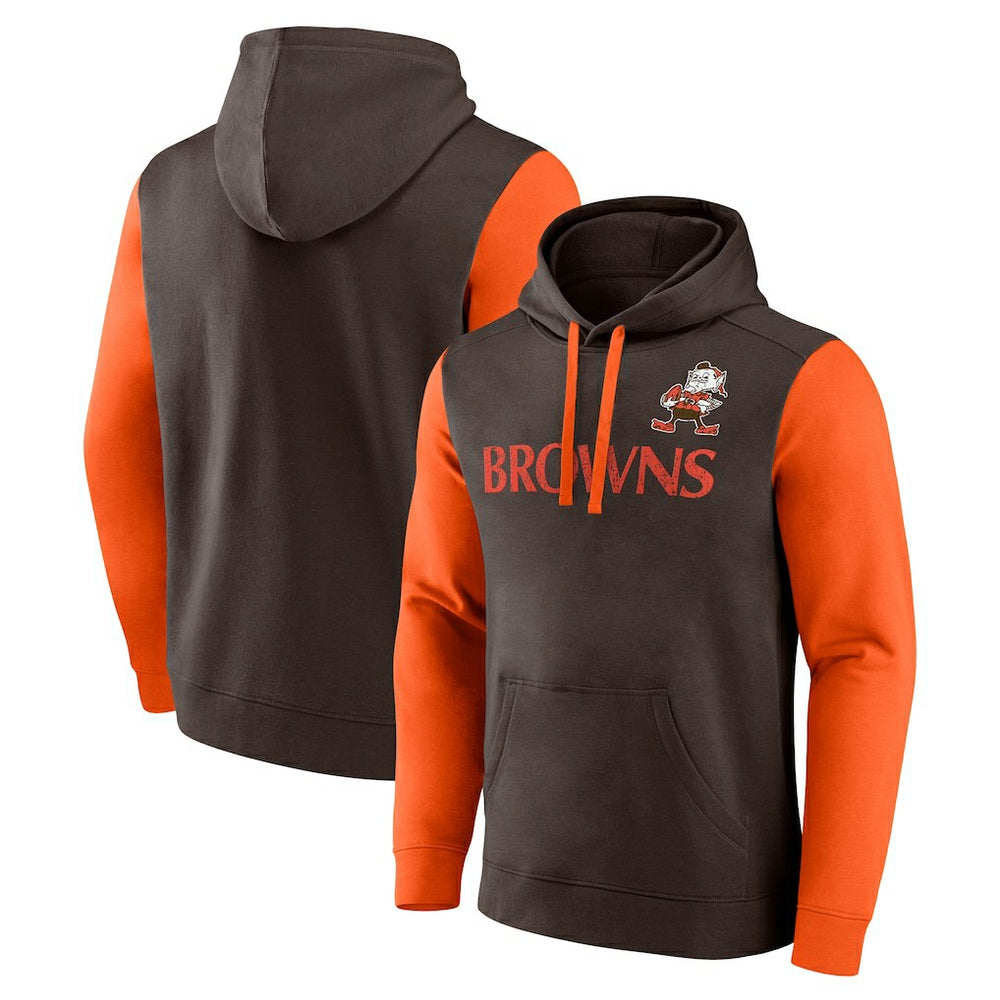 Cleveland Browns Fleece Pullover Hoodie Brown