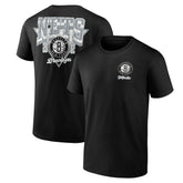 Brooklyn Nets Logo Athletic Never Over T-Shirt Black