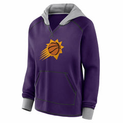 Phoenix Suns Logo Athletic Women's Boom Pullover Hoodie Purple