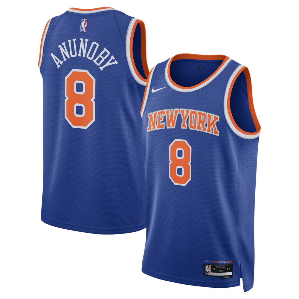NBA OG Anunoby New York Knicks Unisex Swingman Jersey - Icon Edition - Blue