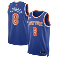 NBA OG Anunoby New York Knicks Unisex Swingman Jersey - Icon Edition - Blue