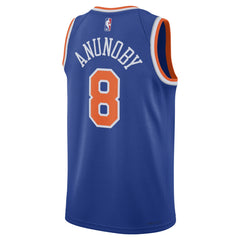 NBA OG Anunoby New York Knicks Unisex Swingman Jersey - Icon Edition - Blue