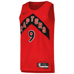 NBA RJ Barrett Toronto Raptors Unisex Swingman Player Jersey - Icon Edition - Red