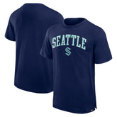 NHL Seattle Kraken Fanatics Elevated Pima T-Shirt - Navy