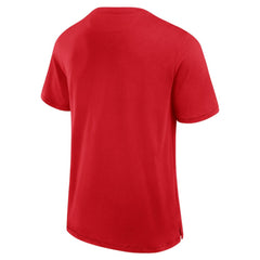 NHL New Jersey Devils Fanatics Elevated Pima T-Shirt - Red