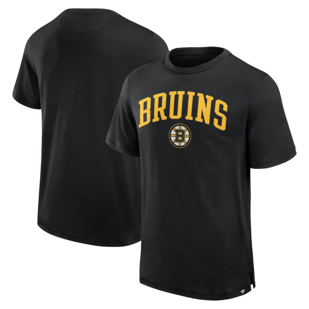 NHL Boston Bruins Fanatics Elevated Pima T-Shirt - Black