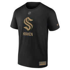 NHL Seattle Kraken Fanatics 2024 Military Appreciation T-Shirt - Black