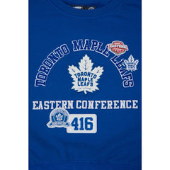 NHL Toronto Maple Leafs Pro Standard Women's Area Code Cropped Pullover Sweatshirt - Blue