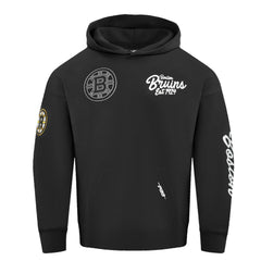 NHL Boston Bruins Pro Standard Paint the City Pullover Hoodie - Black