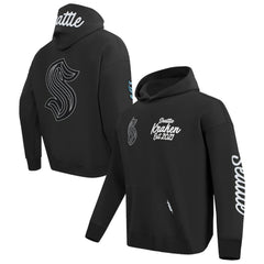 NHL Seattle Kraken Pro Standard Paint the City Pullover Hoodie - Black