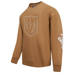 NHL Vegas Golden Knights Pro Standard Paint the City Pullover Sweatshirt - Brown