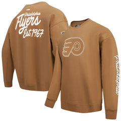 NHL Philadelphia Flyers Pro Standard Paint the City Pullover Sweatshirt - Brown