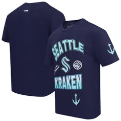 NHL Seattle Kraken Pro Standard Turn It Up T-Shirt - Deep Sea Blue