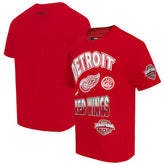 NHL Detroit Red Wings Pro Standard Turn It Up T-Shirt - Red