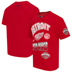 NHL Detroit Red Wings Pro Standard Turn It Up T-Shirt - Red