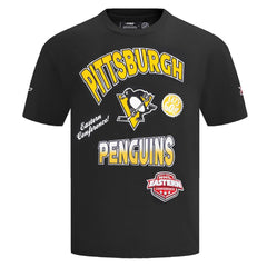 NHL Pittsburgh Penguins Pro Standard Turn It Up T-Shirt - Black