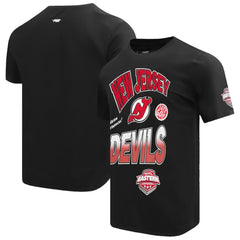 NHL New Jersey Devils Pro Standard Turn It Up T-Shirt - Black