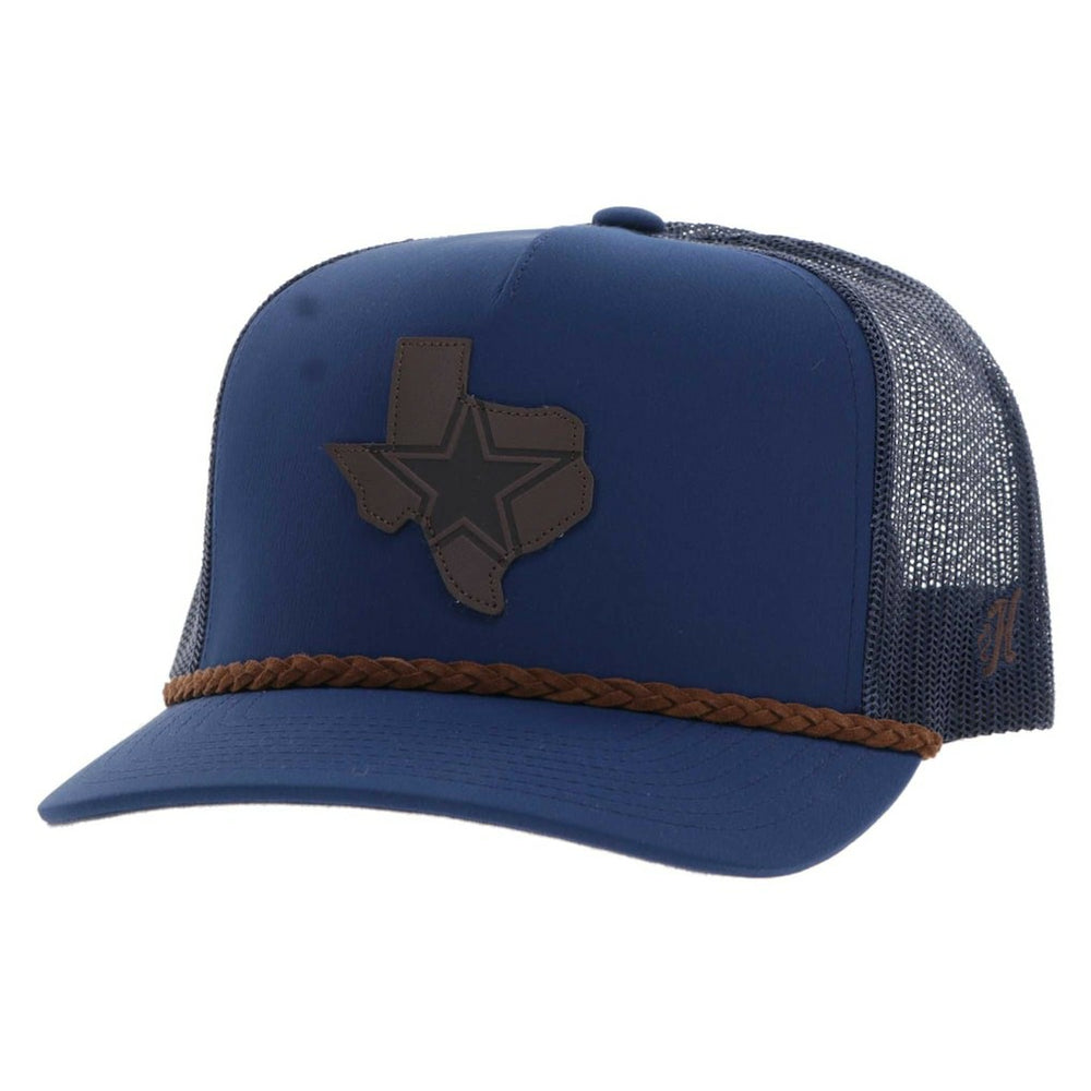 Dallas Cowboys HOOey State Patch Rope Trucker Adjustable Hat Navy