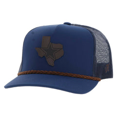 Dallas Cowboys HOOey State Patch Rope Trucker Adjustable Hat Navy