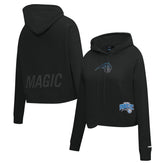 Orlando Magic Pro Standard Women's Jewels Cropped Pullover Hoodie Black