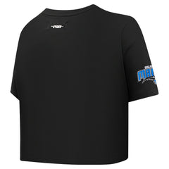 Orlando Magic Pro Standard Women's Jewels Boxy Cropped T-Shirt Black