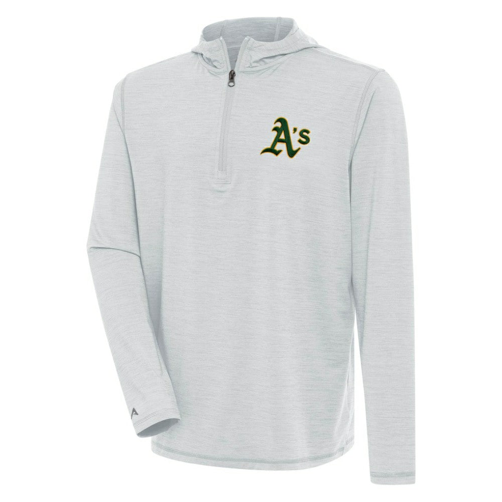 Athletics Antigua Tidy Quarter-Zip Hoodie - Heather Gray Hoodies