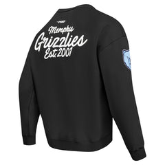Memphis Grizzlies Pro Standard Paint the City Drop Shoulder Sweatshirt Black