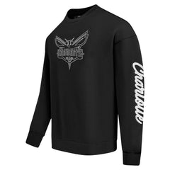 Charlotte Hornets Pro Standard Paint the City Drop Shoulder Sweatshirt Black