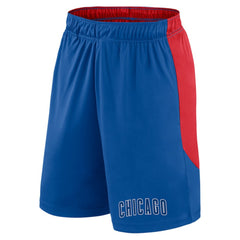 Chicago Cubs Fanatics Launch Polyester Shorts - Royal/Red Shorts