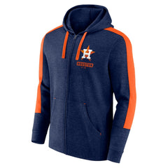 Houston Astros Fanatics Gains Fleece Full-Zip Hoodie - Heather Navy Hoodies