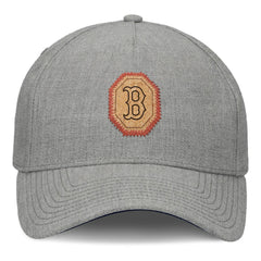 Boston Red Sox Fanatics Signature Elements Cork Patch A-Frame Adjustable Hat - Gray Hats