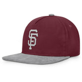 San Francisco Giants Fanatics Front Office Snapback Hat - Wine Hats
