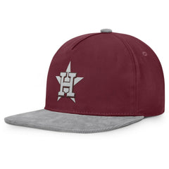 Houston Astros Fanatics Front Office Snapback Hat - Wine Hats