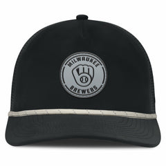 Milwaukee Brewers Fanatics Signature A-Frame Adjustable Hat - Black Hats
