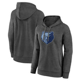 Memphis Grizzlies Women's Primary Logo Pullover Hoodie Charcoal