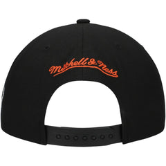 NHL Philadelphia Flyers Mitchell & Ness Core Team Script 2.0 Snapback Hat - Black