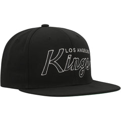 NHL Los Angeles Kings Mitchell & Ness Core Team Script 2.0 Snapback Hat - Black