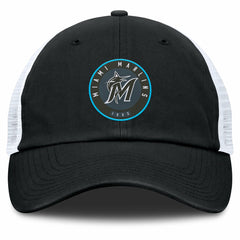 Miami Marlins Fanatics Averies Adjustable Hat - Black/White Hats