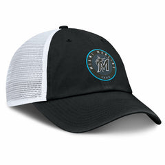 Miami Marlins Fanatics Averies Adjustable Hat - Black/White Hats