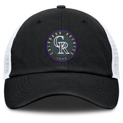 Colorado Rockies Fanatics Averies Adjustable Hat - Black/White Hats