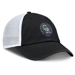 Colorado Rockies Fanatics Averies Adjustable Hat - Black/White Hats