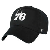 Philadelphia 76ers '47 Core Logo Clean Up Adjustable Hat Black